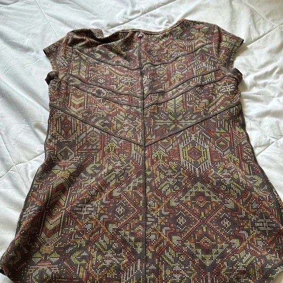 Prana Calypsa Top - Women's-Moonrock On Point size medium geometric - Picture 6 of 6